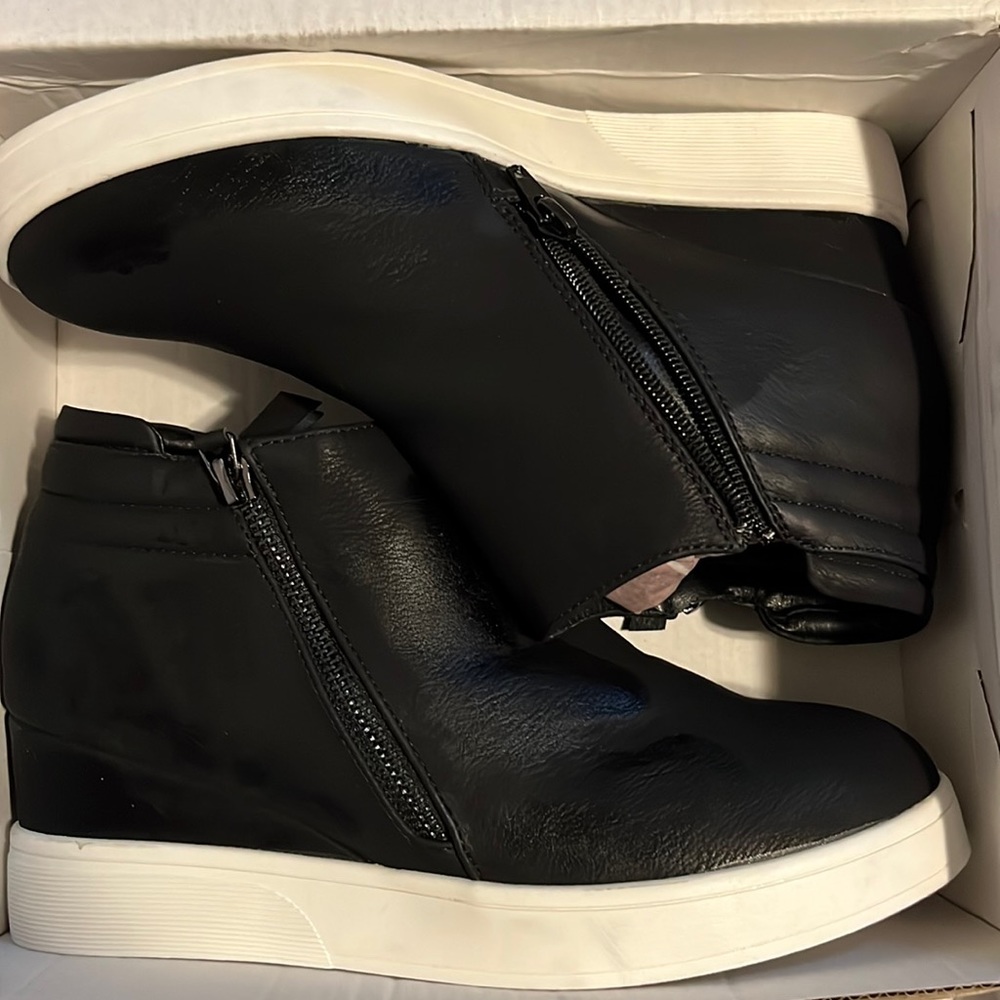 Brand new Women slip on wedge sneaker!